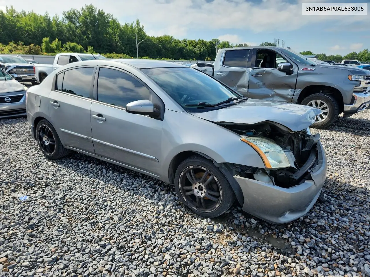 2010 Nissan Sentra 2.0 VIN: 3N1AB6AP0AL633005 Lot: 62666205
