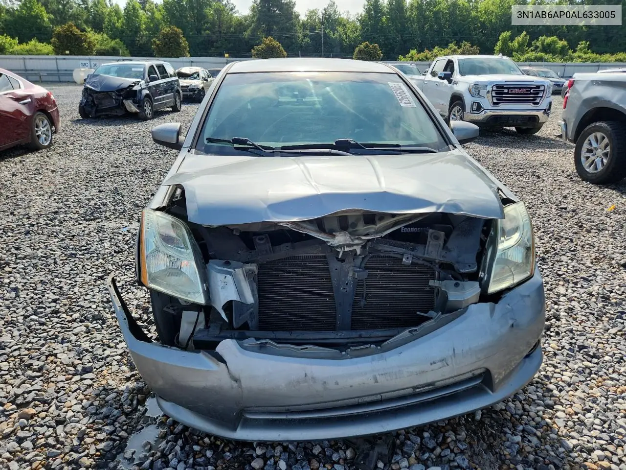 2010 Nissan Sentra 2.0 VIN: 3N1AB6AP0AL633005 Lot: 62666205