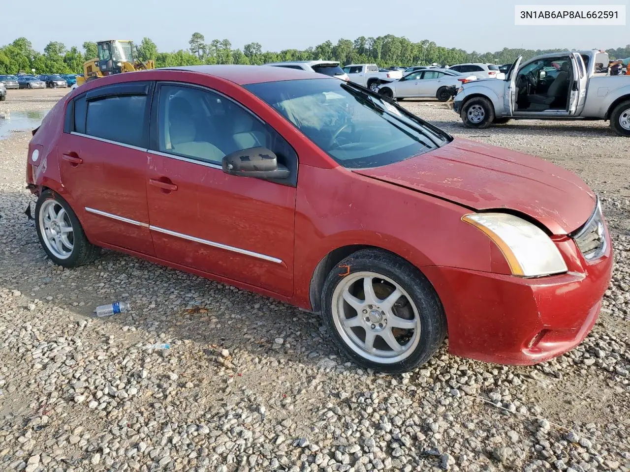 2010 Nissan Sentra 2.0 VIN: 3N1AB6AP8AL662591 Lot: 62781225