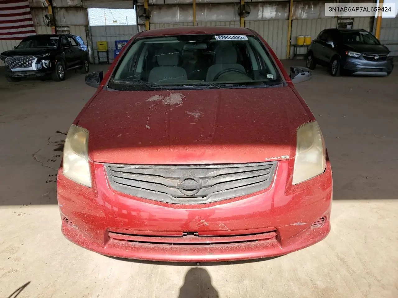 2010 Nissan Sentra 2.0 VIN: 3N1AB6AP7AL659424 Lot: 63655895