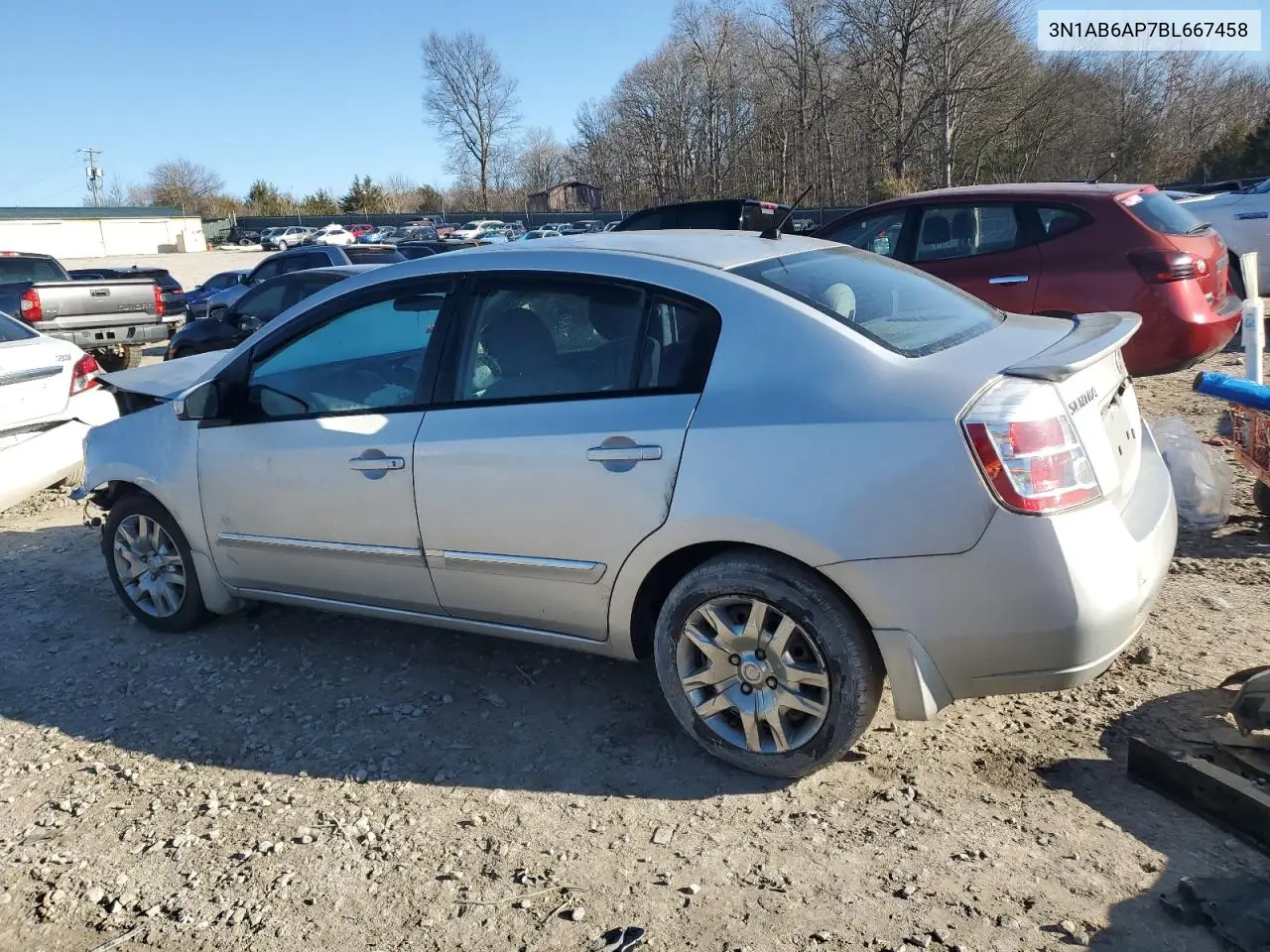 2011 Nissan Sentra 2.0 VIN: 3N1AB6AP7BL667458 Lot: 45988465