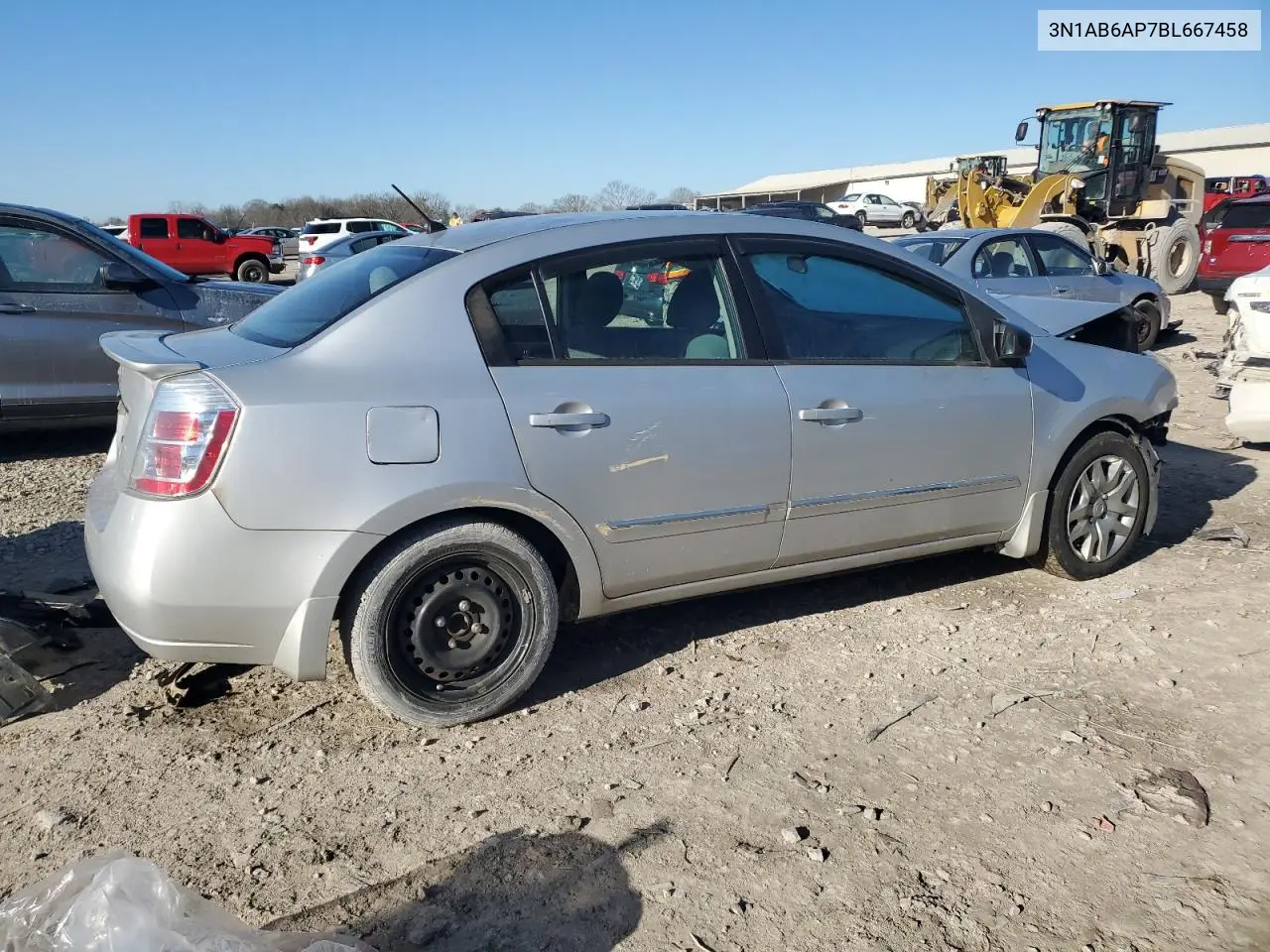 2011 Nissan Sentra 2.0 VIN: 3N1AB6AP7BL667458 Lot: 45988465
