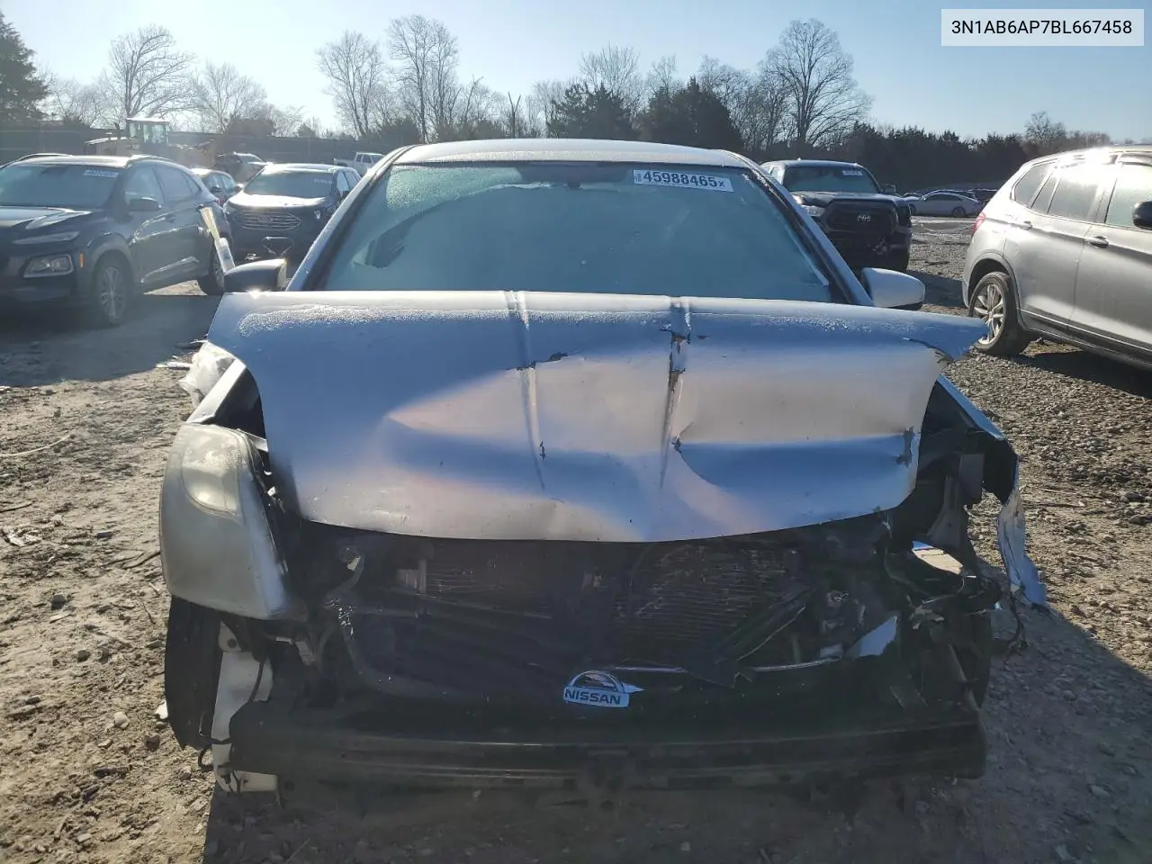 2011 Nissan Sentra 2.0 VIN: 3N1AB6AP7BL667458 Lot: 45988465