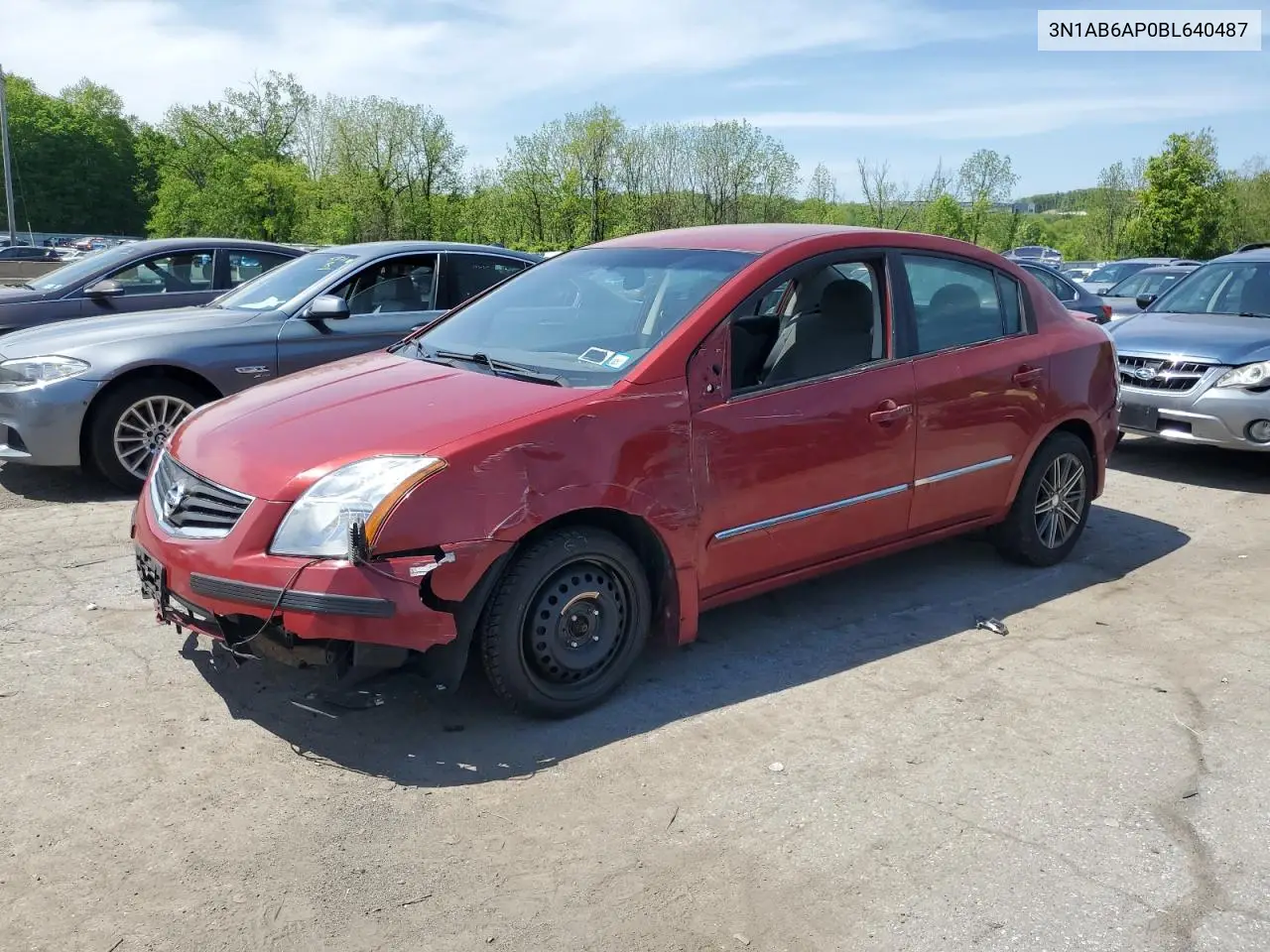 2011 Nissan Sentra 2.0 VIN: 3N1AB6AP0BL640487 Lot: 56244565