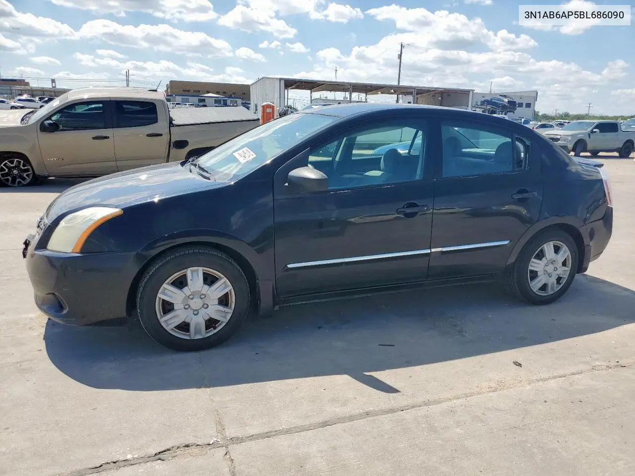 2011 Nissan Sentra 2.0 VIN: 3N1AB6AP5BL686090 Lot: 56360445