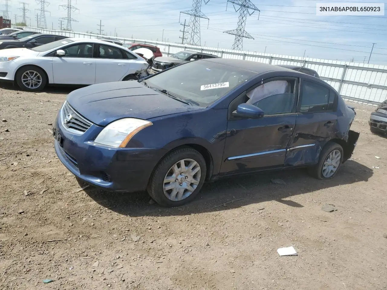 2011 Nissan Sentra 2.0 VIN: 3N1AB6AP0BL650923 Lot: 56413795