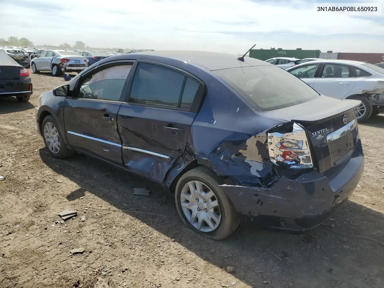 2011 Nissan Sentra 2.0 VIN: 3N1AB6AP0BL650923 Lot: 56413795