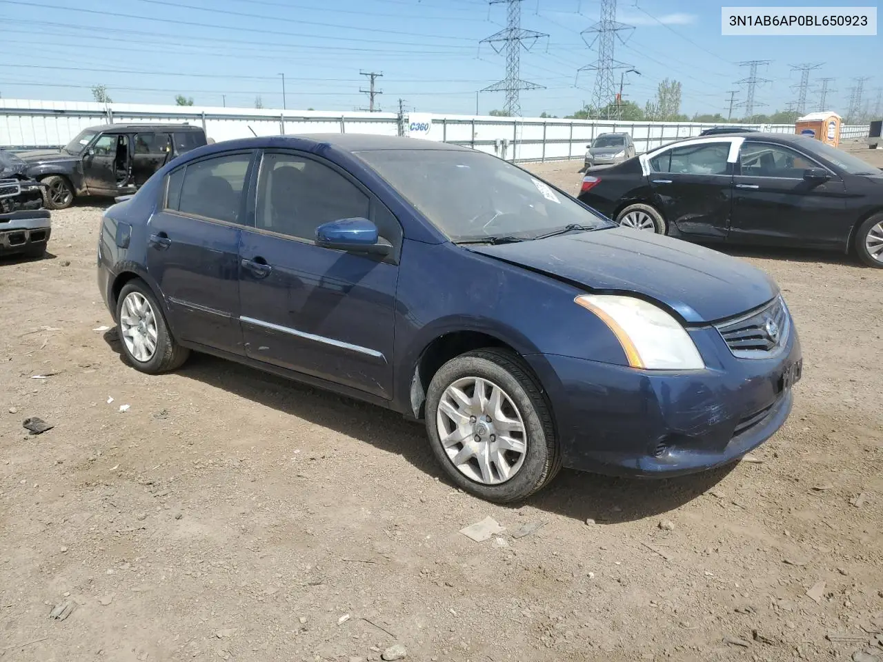 2011 Nissan Sentra 2.0 VIN: 3N1AB6AP0BL650923 Lot: 56413795