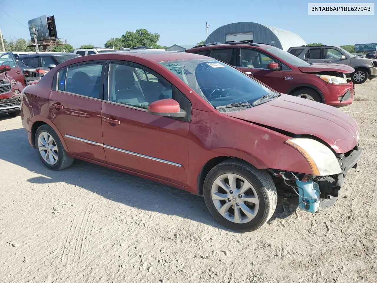 2011 Nissan Sentra 2.0 VIN: 3N1AB6AP1BL627943 Lot: 56503735
