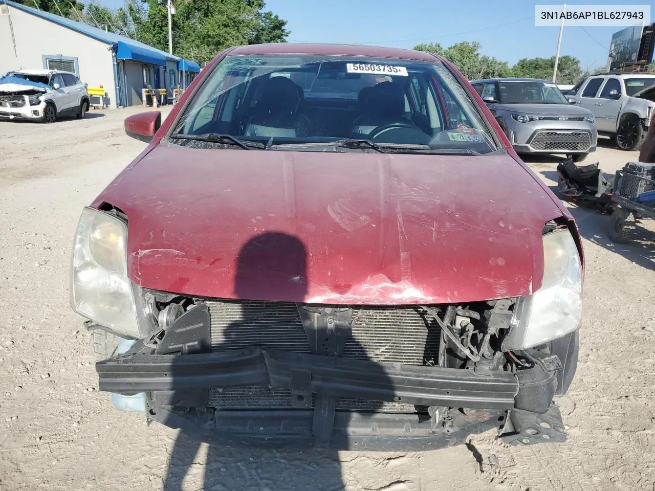2011 Nissan Sentra 2.0 VIN: 3N1AB6AP1BL627943 Lot: 56503735