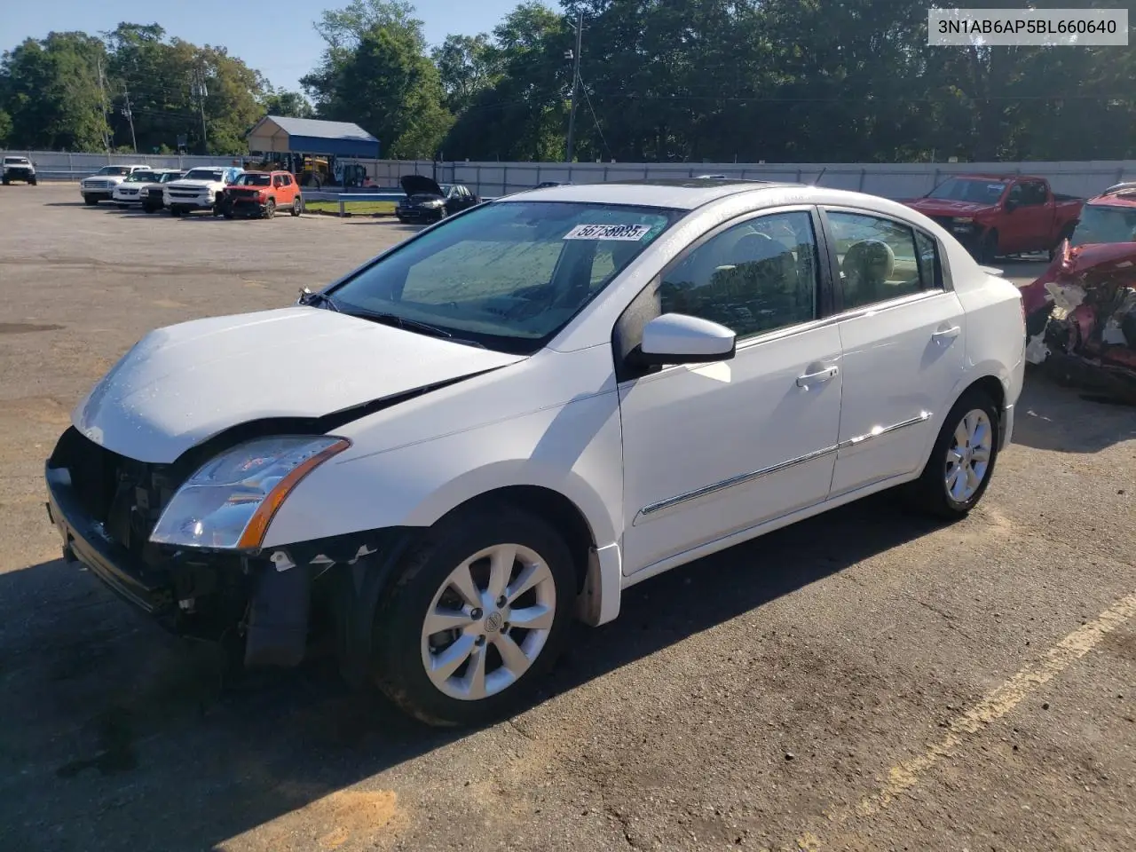 2011 Nissan Sentra 2.0 VIN: 3N1AB6AP5BL660640 Lot: 56755035