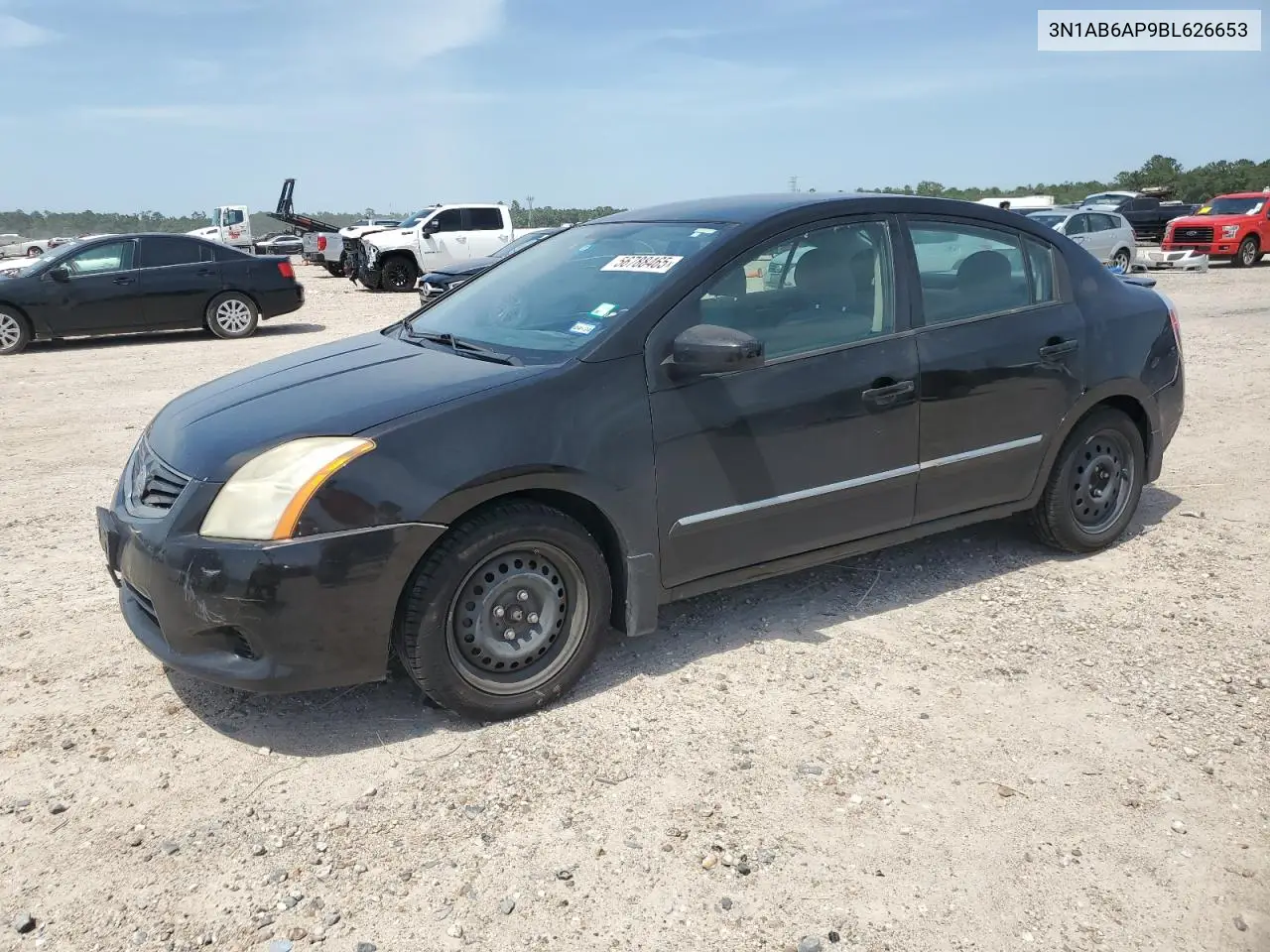 2011 Nissan Sentra 2.0 VIN: 3N1AB6AP9BL626653 Lot: 56788465