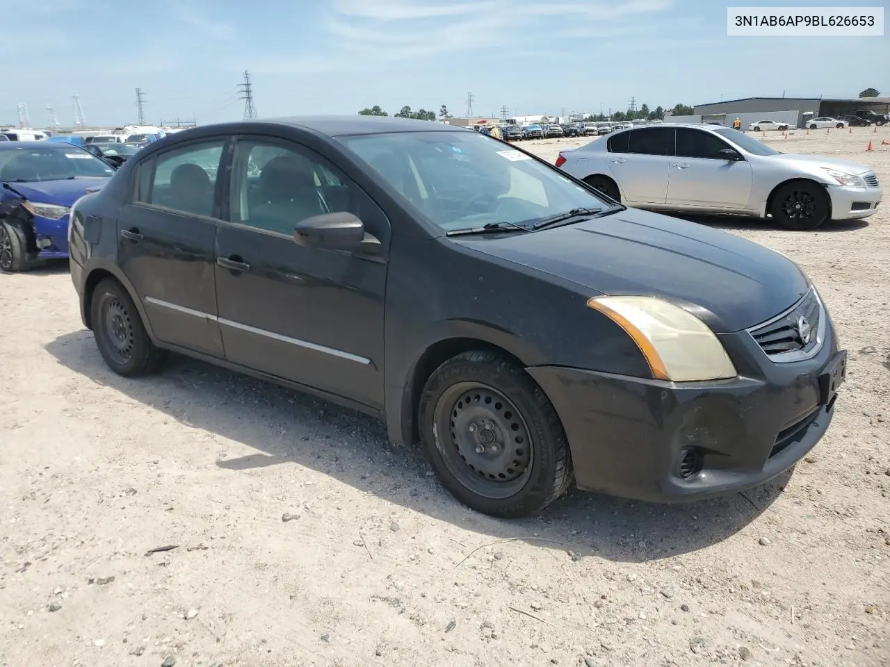 2011 Nissan Sentra 2.0 VIN: 3N1AB6AP9BL626653 Lot: 56788465