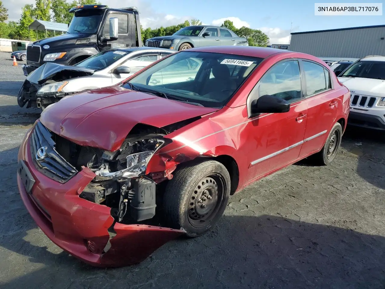 2011 Nissan Sentra 2.0 VIN: 3N1AB6AP3BL717076 Lot: 56941665