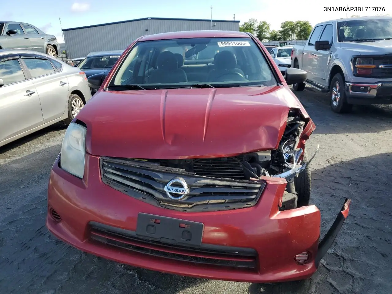 2011 Nissan Sentra 2.0 VIN: 3N1AB6AP3BL717076 Lot: 56941665