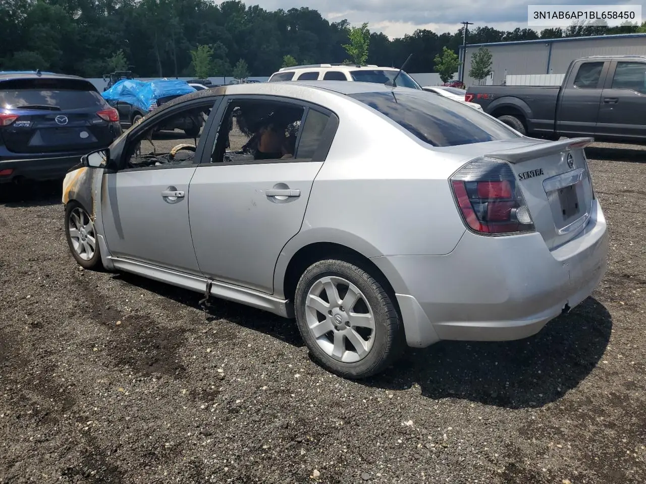 2011 Nissan Sentra 2.0 VIN: 3N1AB6AP1BL658450 Lot: 60906635