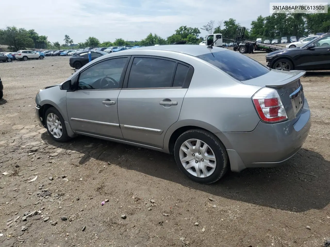 2011 Nissan Sentra 2.0 VIN: 3N1AB6AP7BL613500 Lot: 62382085