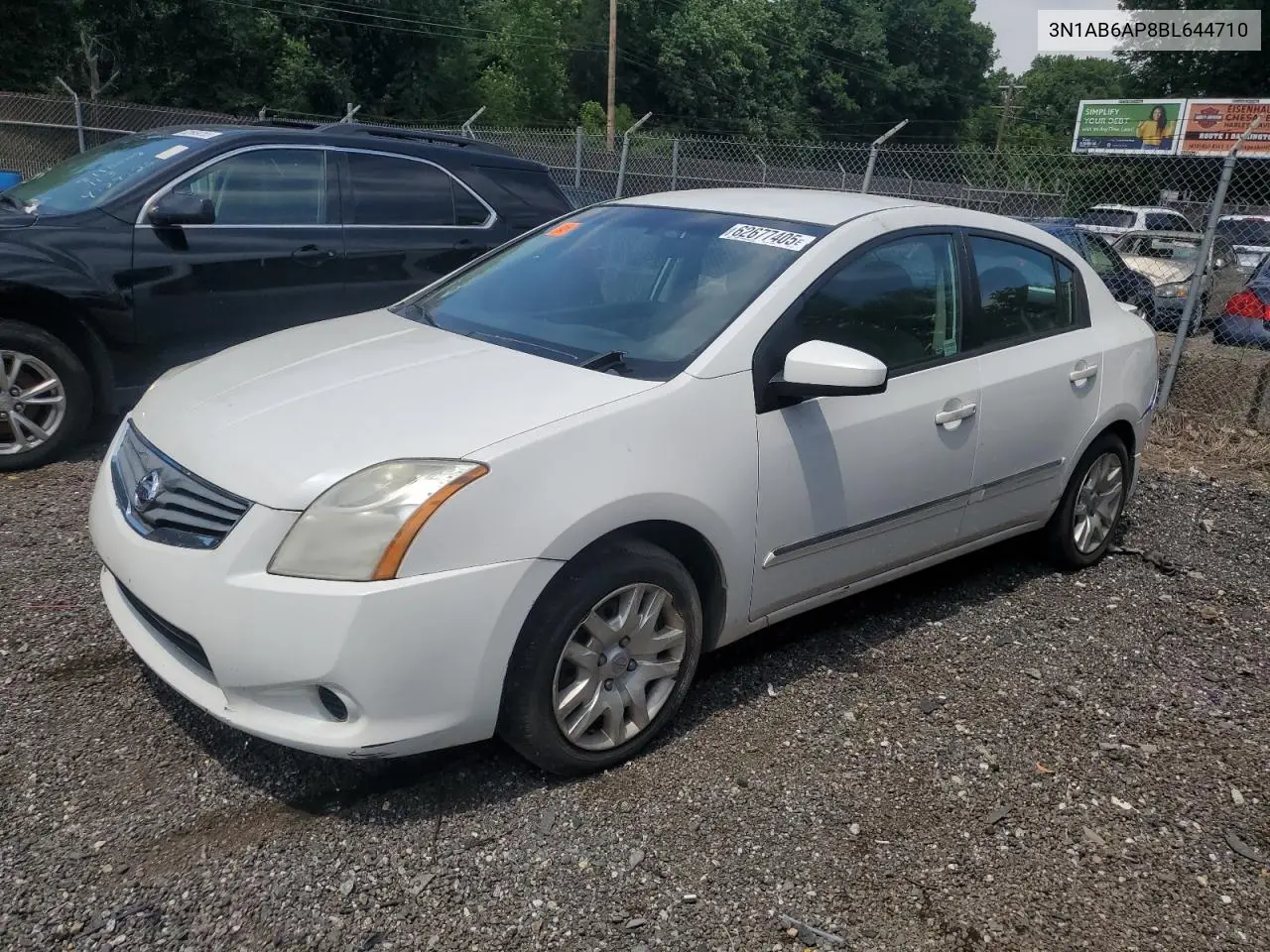 2011 Nissan Sentra 2.0 VIN: 3N1AB6AP8BL644710 Lot: 62677405