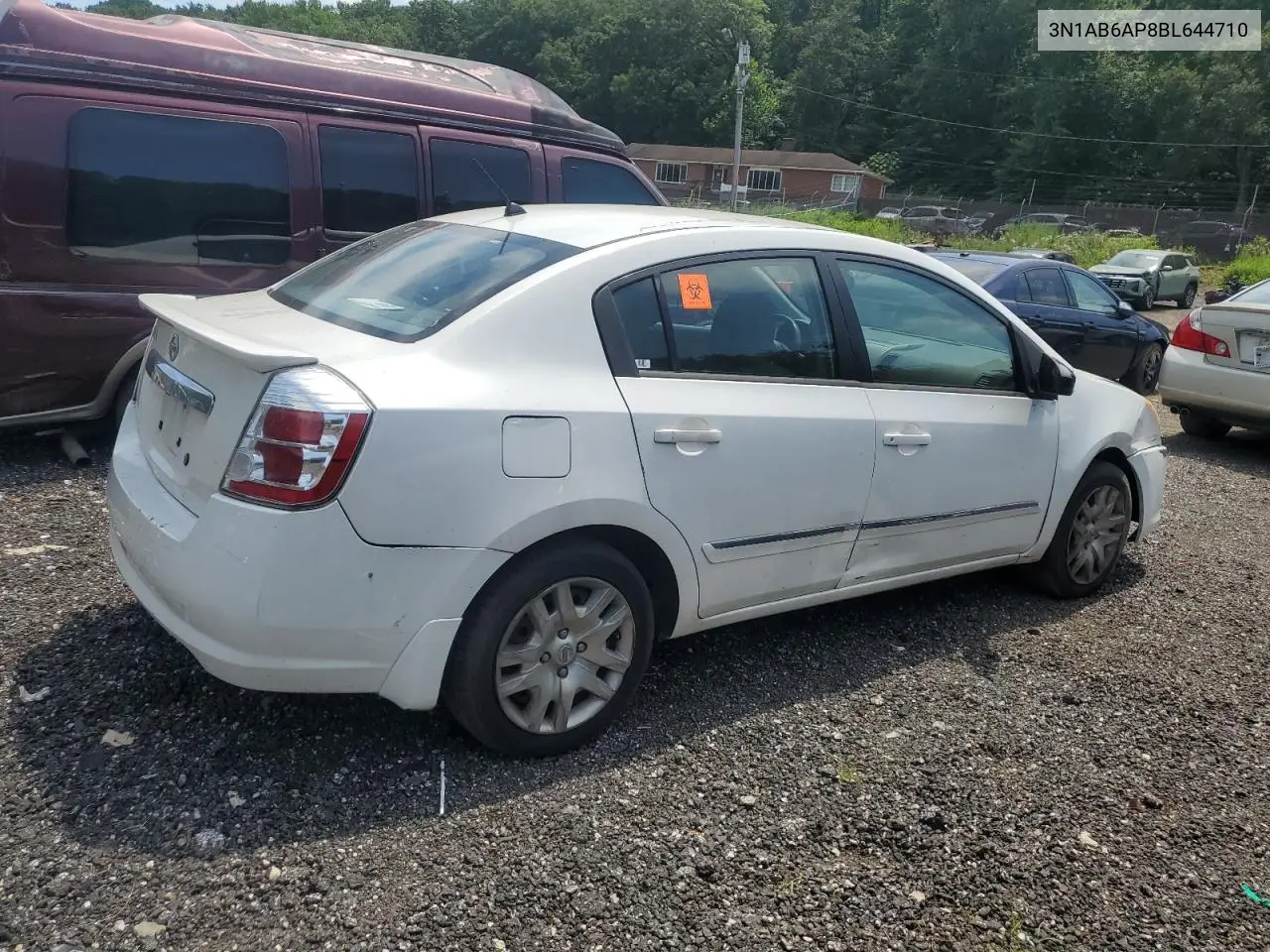 2011 Nissan Sentra 2.0 VIN: 3N1AB6AP8BL644710 Lot: 62677405