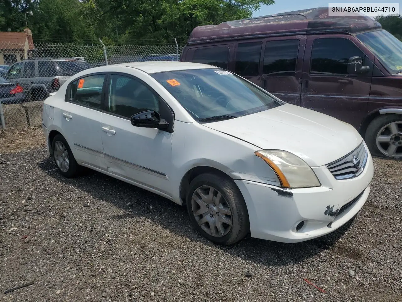 2011 Nissan Sentra 2.0 VIN: 3N1AB6AP8BL644710 Lot: 62677405