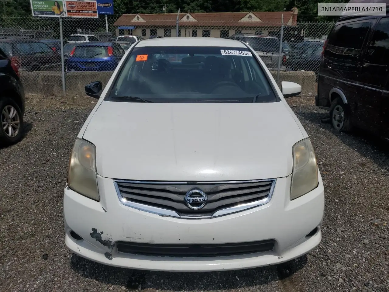 2011 Nissan Sentra 2.0 VIN: 3N1AB6AP8BL644710 Lot: 62677405