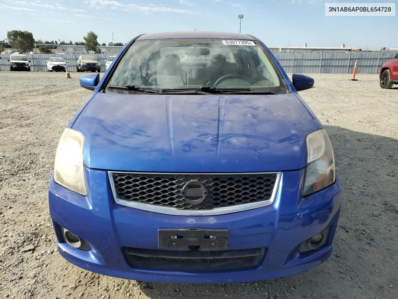 2011 Nissan Sentra 2.0 VIN: 3N1AB6AP0BL654728 Lot: 63077395