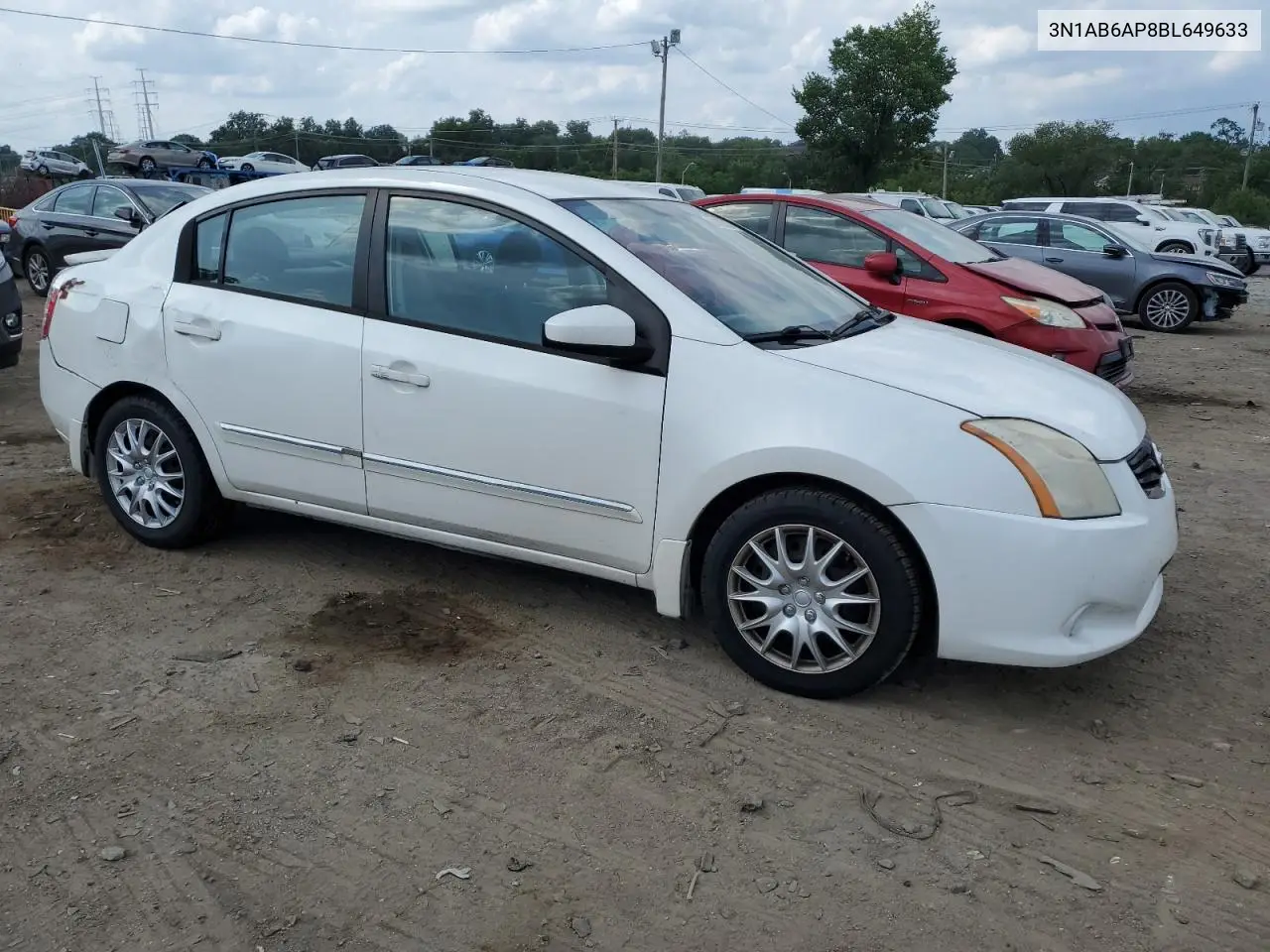 2011 Nissan Sentra 2.0 VIN: 3N1AB6AP8BL649633 Lot: 63189535