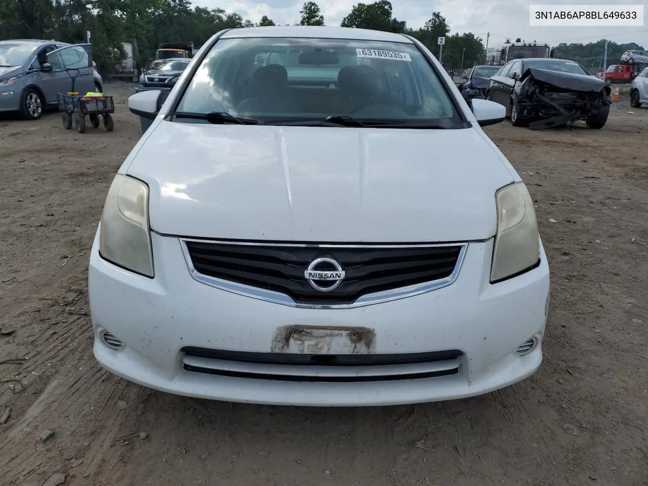 2011 Nissan Sentra 2.0 VIN: 3N1AB6AP8BL649633 Lot: 63189535