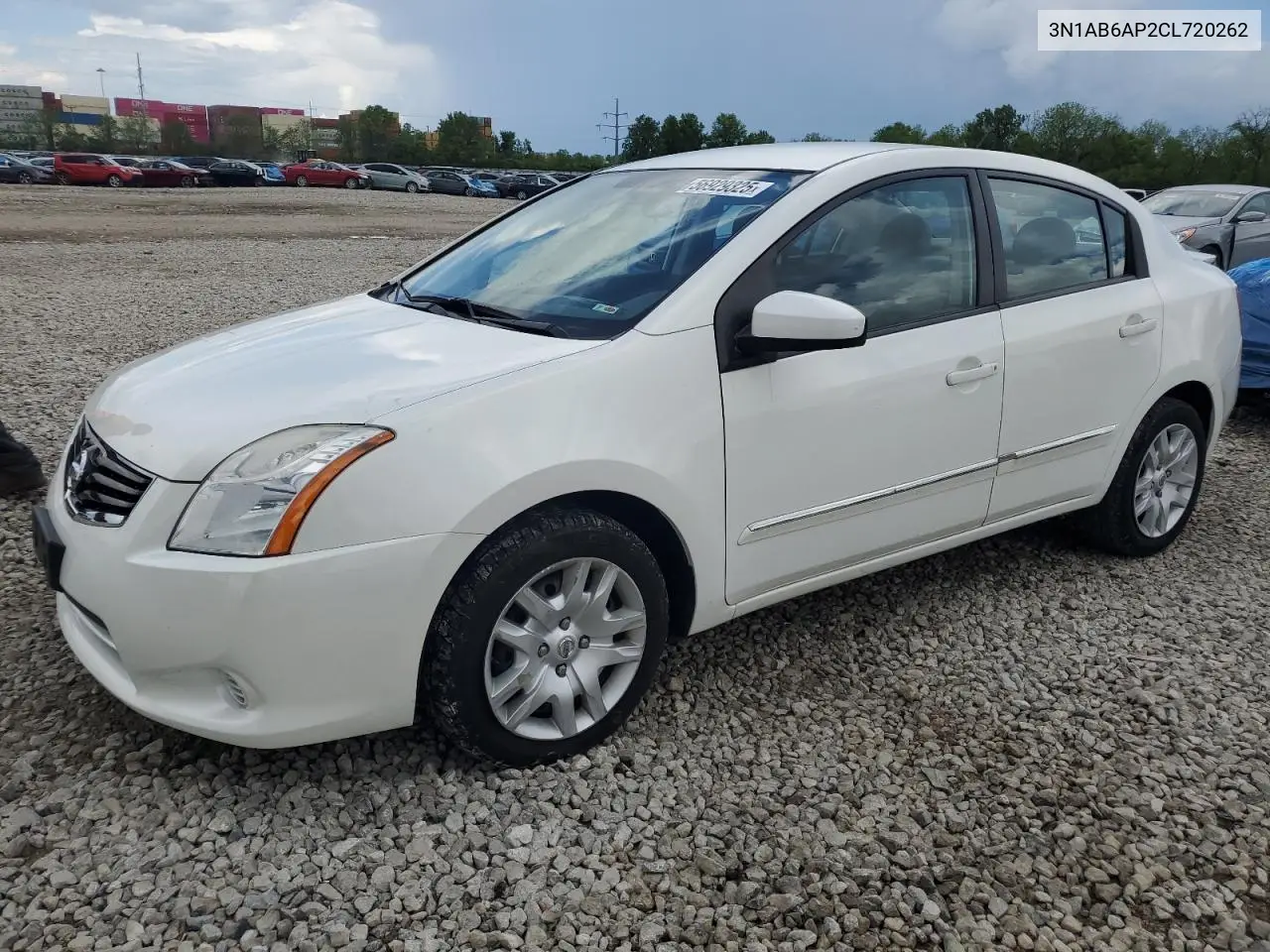 2012 Nissan Sentra 2.0 VIN: 3N1AB6AP2CL720262 Lot: 56929325