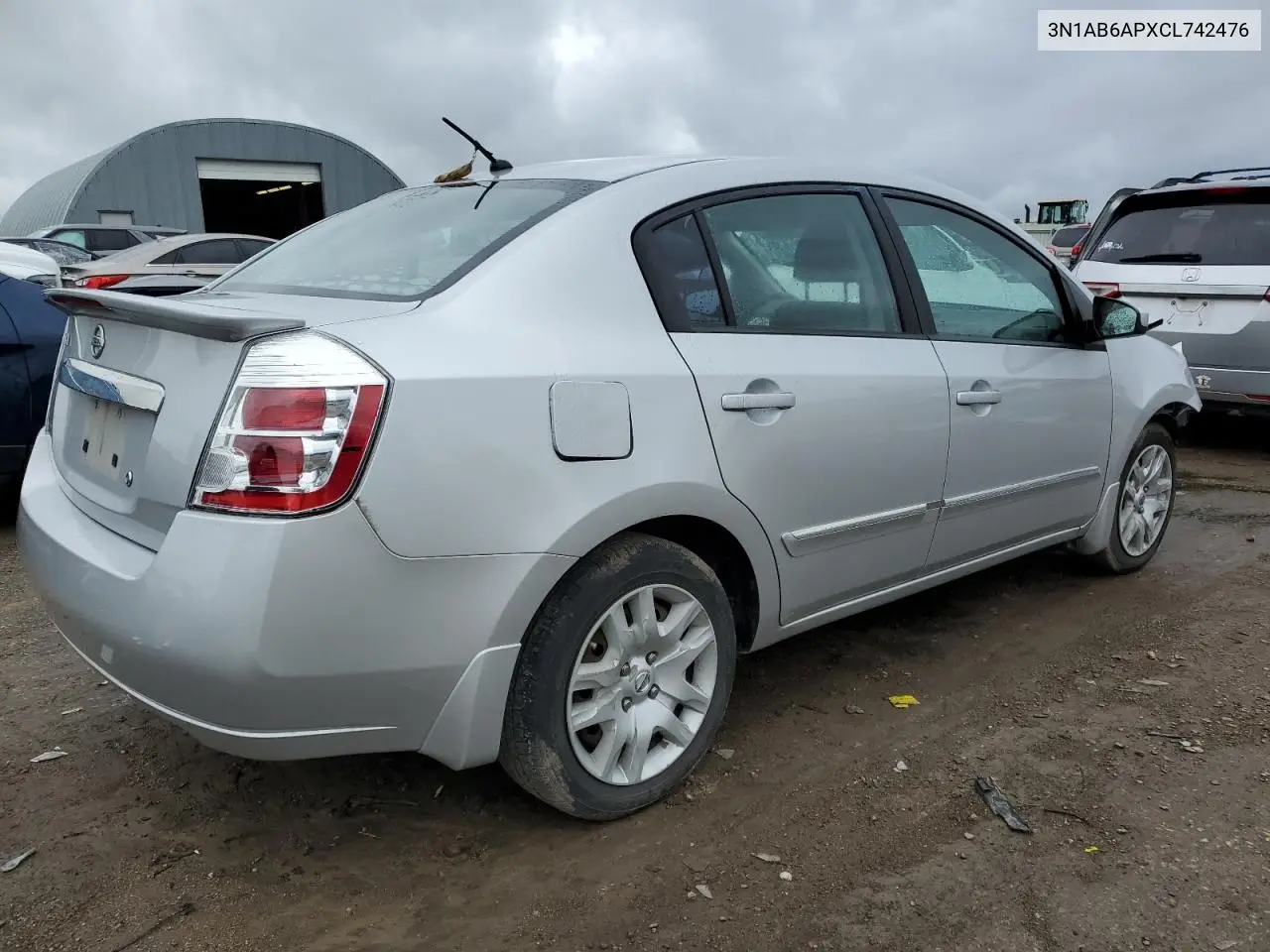 2012 Nissan Sentra 2.0 VIN: 3N1AB6APXCL742476 Lot: 58515145