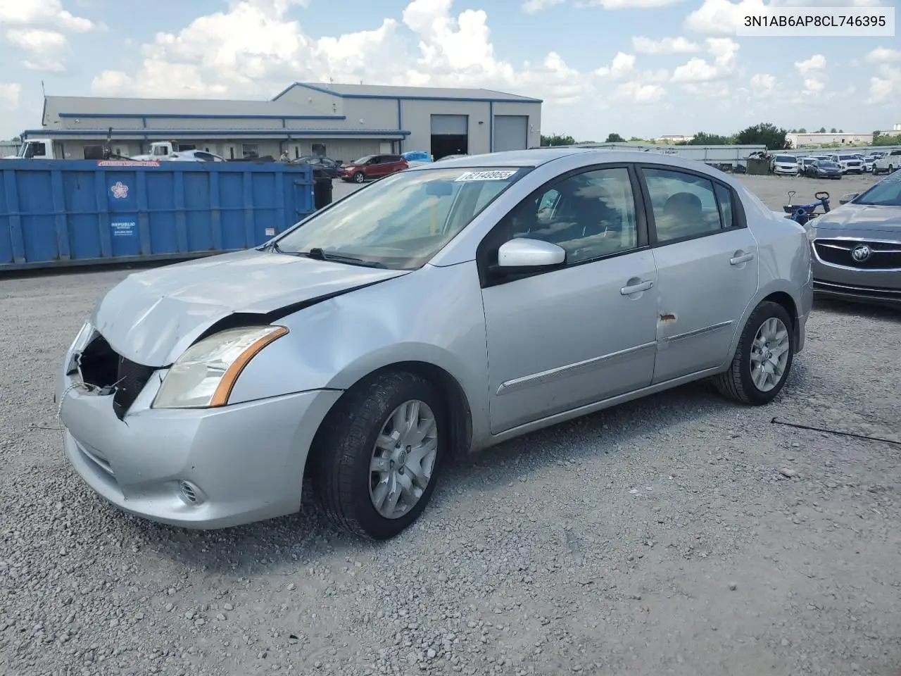 2012 Nissan Sentra 2.0 VIN: 3N1AB6AP8CL746395 Lot: 62149955