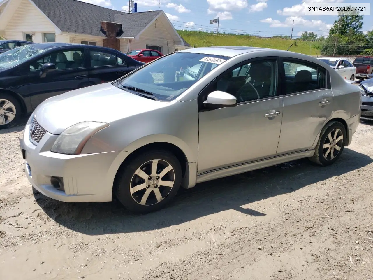2012 Nissan Sentra 2.0 VIN: 3N1AB6AP2CL607721 Lot: 62948695