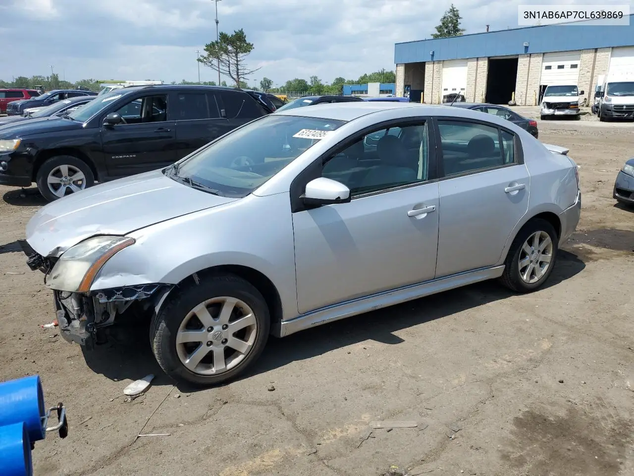2012 Nissan Sentra 2.0 VIN: 3N1AB6AP7CL639869 Lot: 63124095