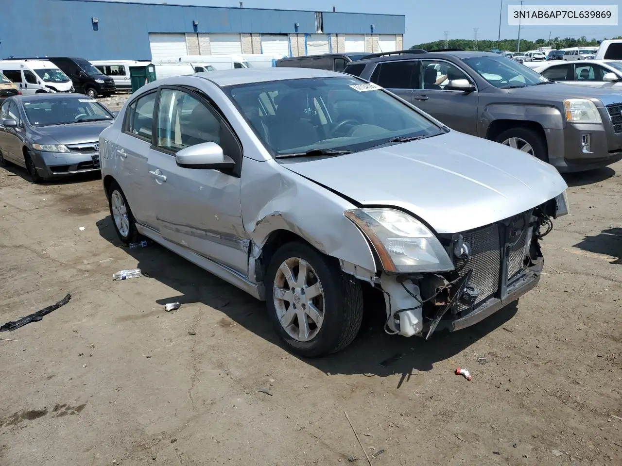 2012 Nissan Sentra 2.0 VIN: 3N1AB6AP7CL639869 Lot: 63124095