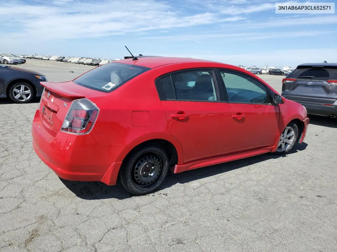 2012 Nissan Sentra 2.0 VIN: 3N1AB6AP3CL652571 Lot: 63545345