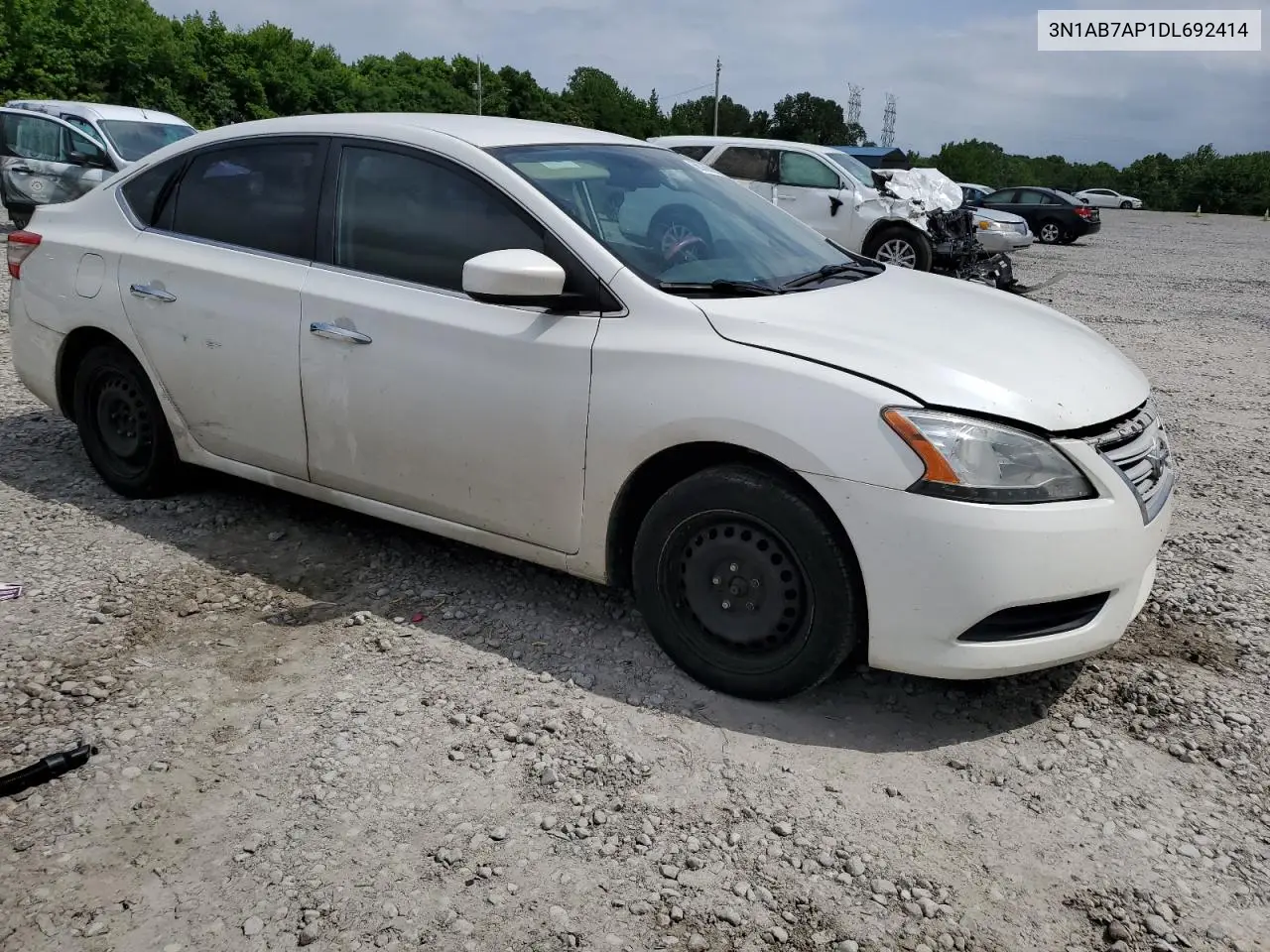 2013 Nissan Sentra S VIN: 3N1AB7AP1DL692414 Lot: 56366505