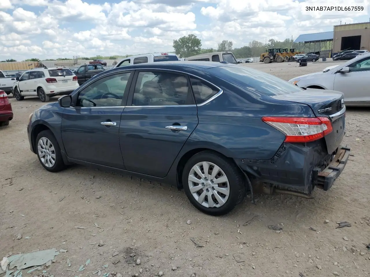 2013 Nissan Sentra S VIN: 3N1AB7AP1DL667559 Lot: 56777275