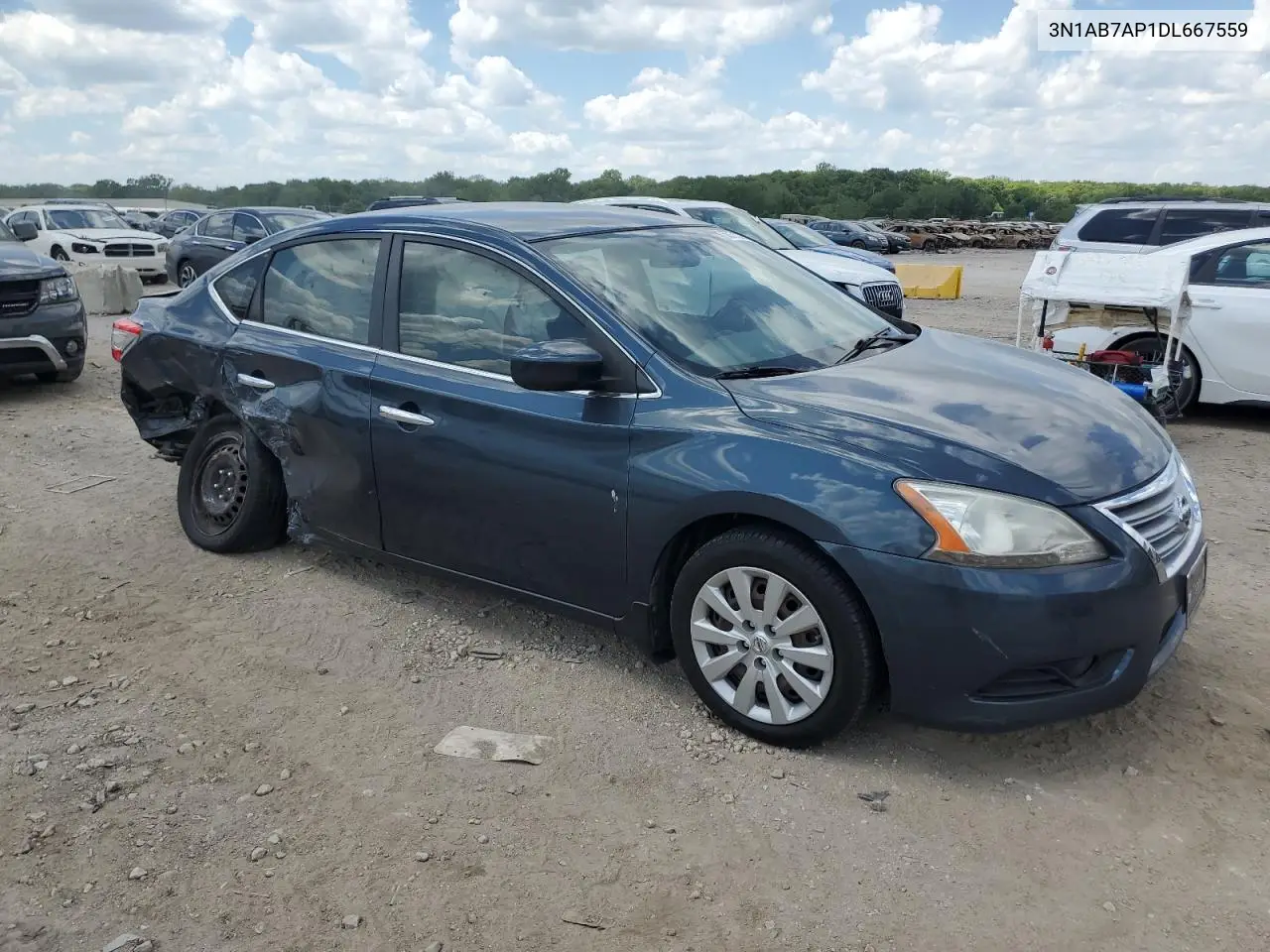 2013 Nissan Sentra S VIN: 3N1AB7AP1DL667559 Lot: 56777275