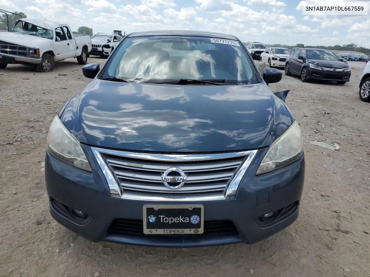 2013 Nissan Sentra S VIN: 3N1AB7AP1DL667559 Lot: 56777275