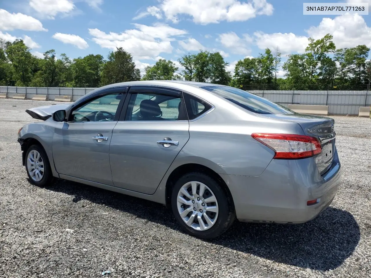 2013 Nissan Sentra S VIN: 3N1AB7AP7DL771263 Lot: 57076255