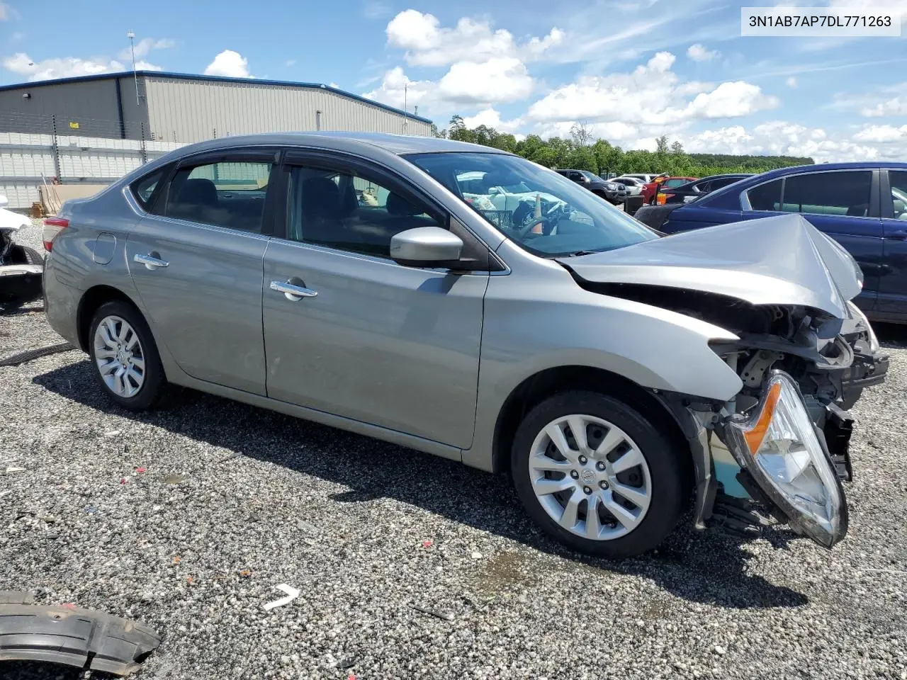 2013 Nissan Sentra S VIN: 3N1AB7AP7DL771263 Lot: 57076255