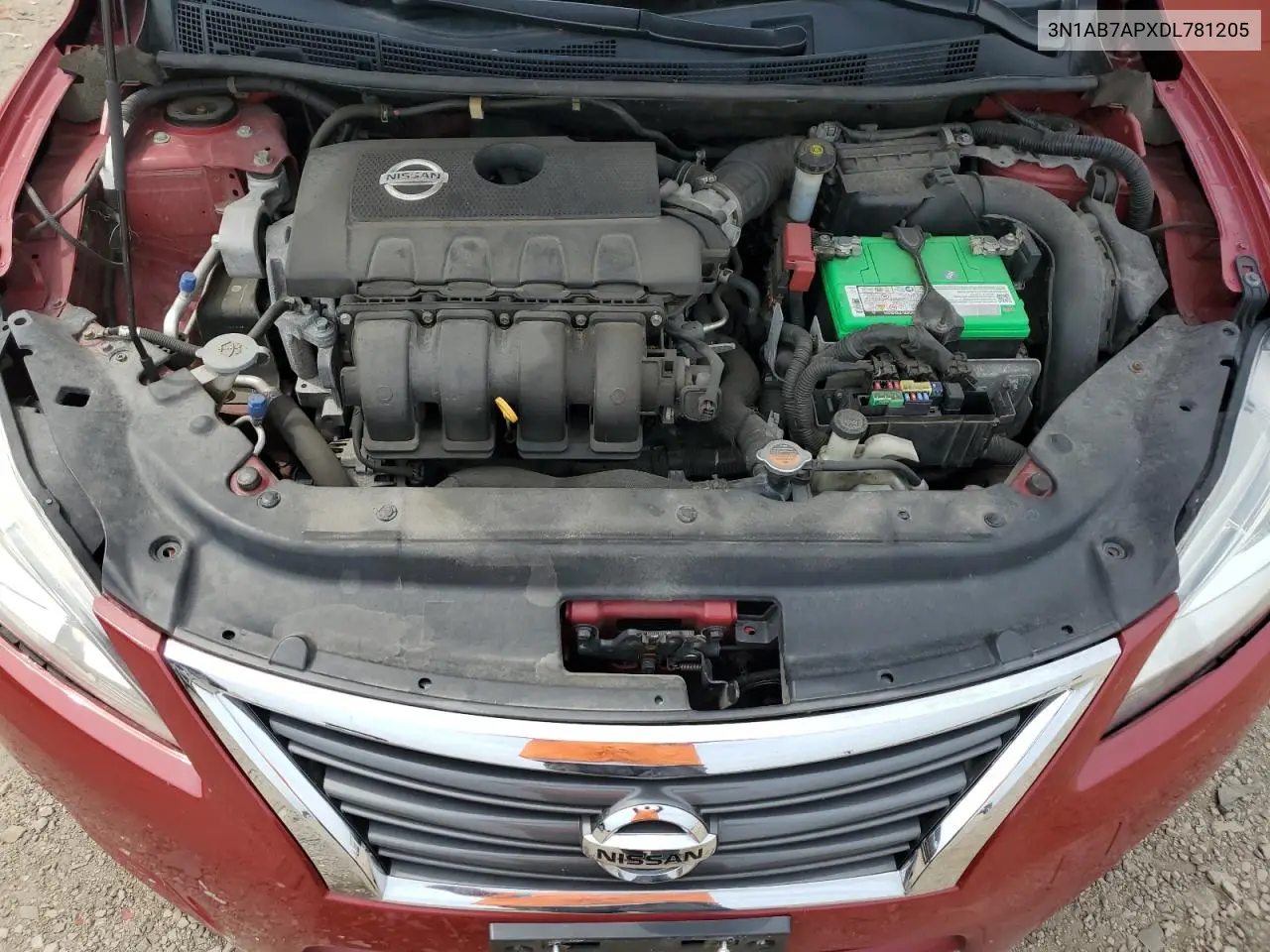 2013 Nissan Sentra S VIN: 3N1AB7APXDL781205 Lot: 60507475
