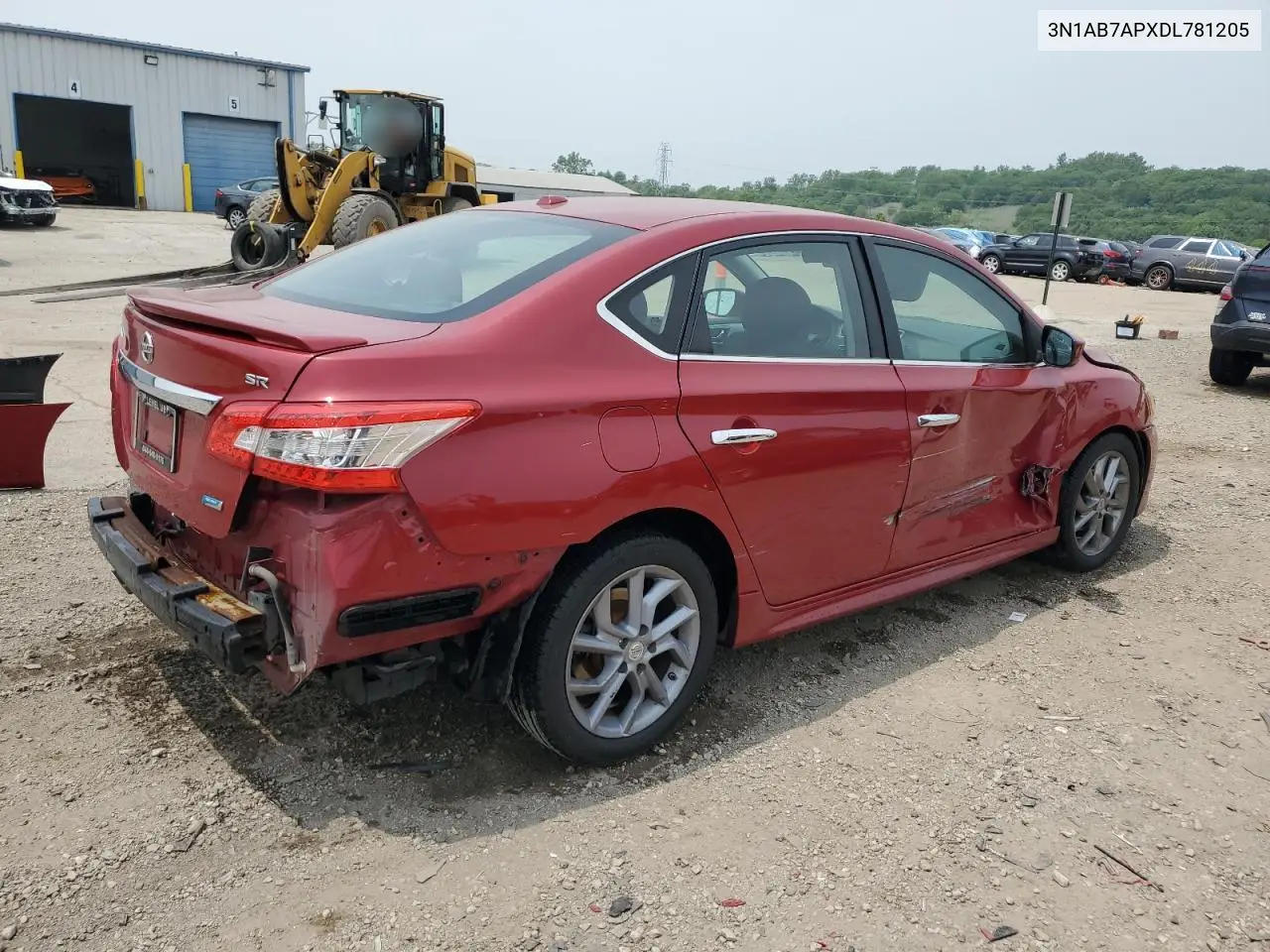 2013 Nissan Sentra S VIN: 3N1AB7APXDL781205 Lot: 60507475