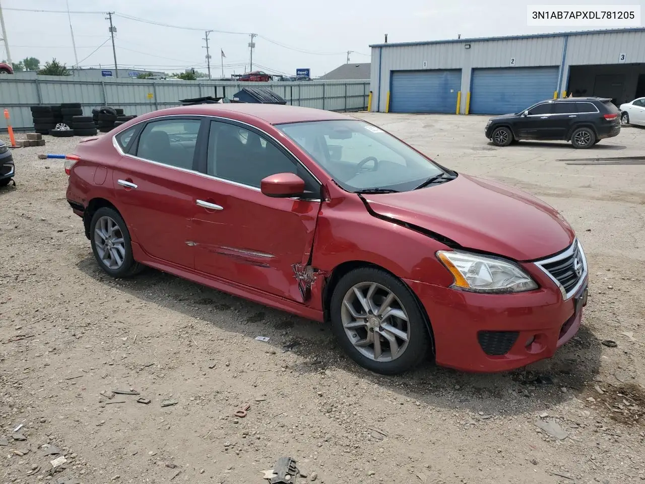 2013 Nissan Sentra S VIN: 3N1AB7APXDL781205 Lot: 60507475
