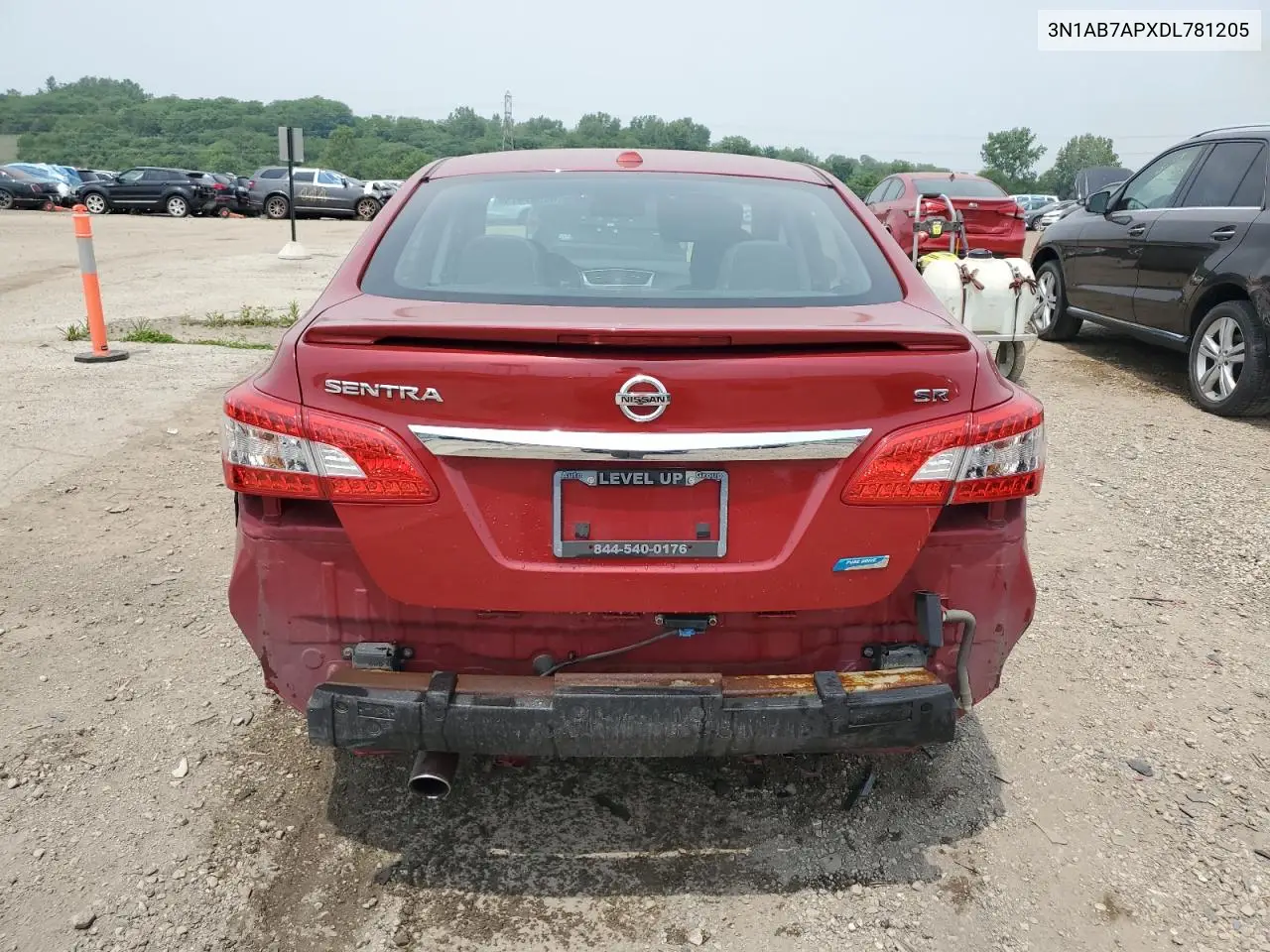 2013 Nissan Sentra S VIN: 3N1AB7APXDL781205 Lot: 60507475