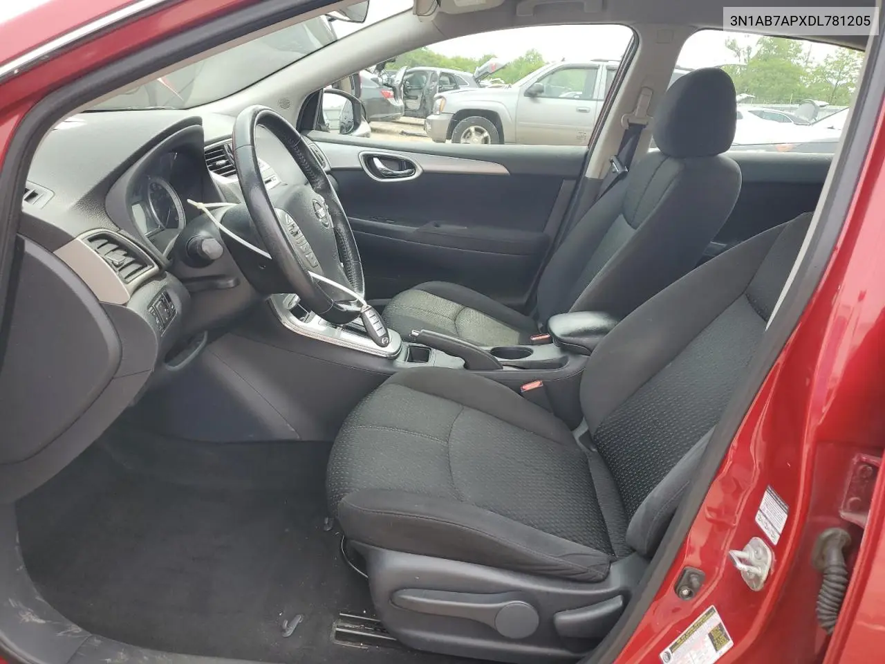 2013 Nissan Sentra S VIN: 3N1AB7APXDL781205 Lot: 60507475