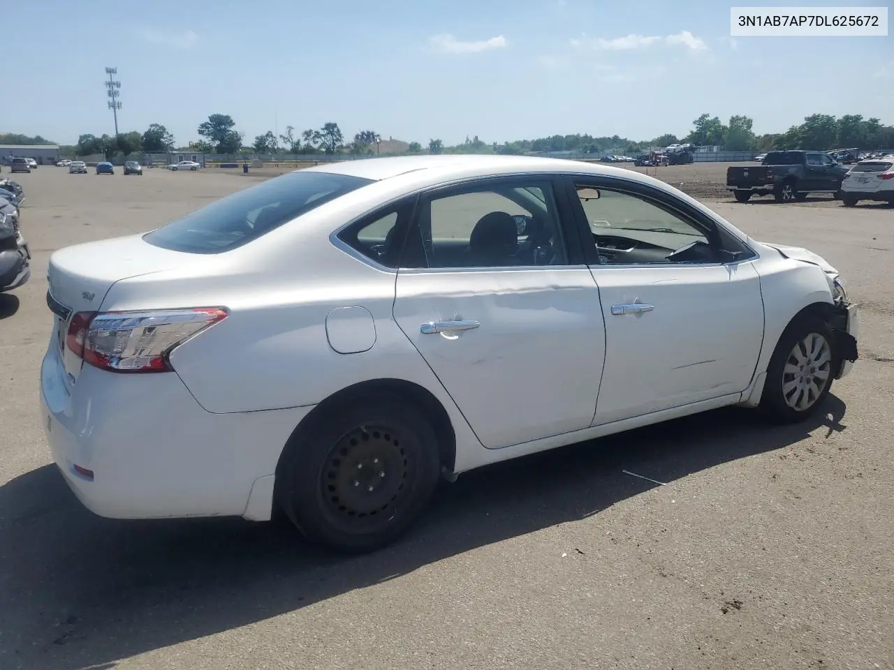 2013 Nissan Sentra S VIN: 3N1AB7AP7DL625672 Lot: 62276445