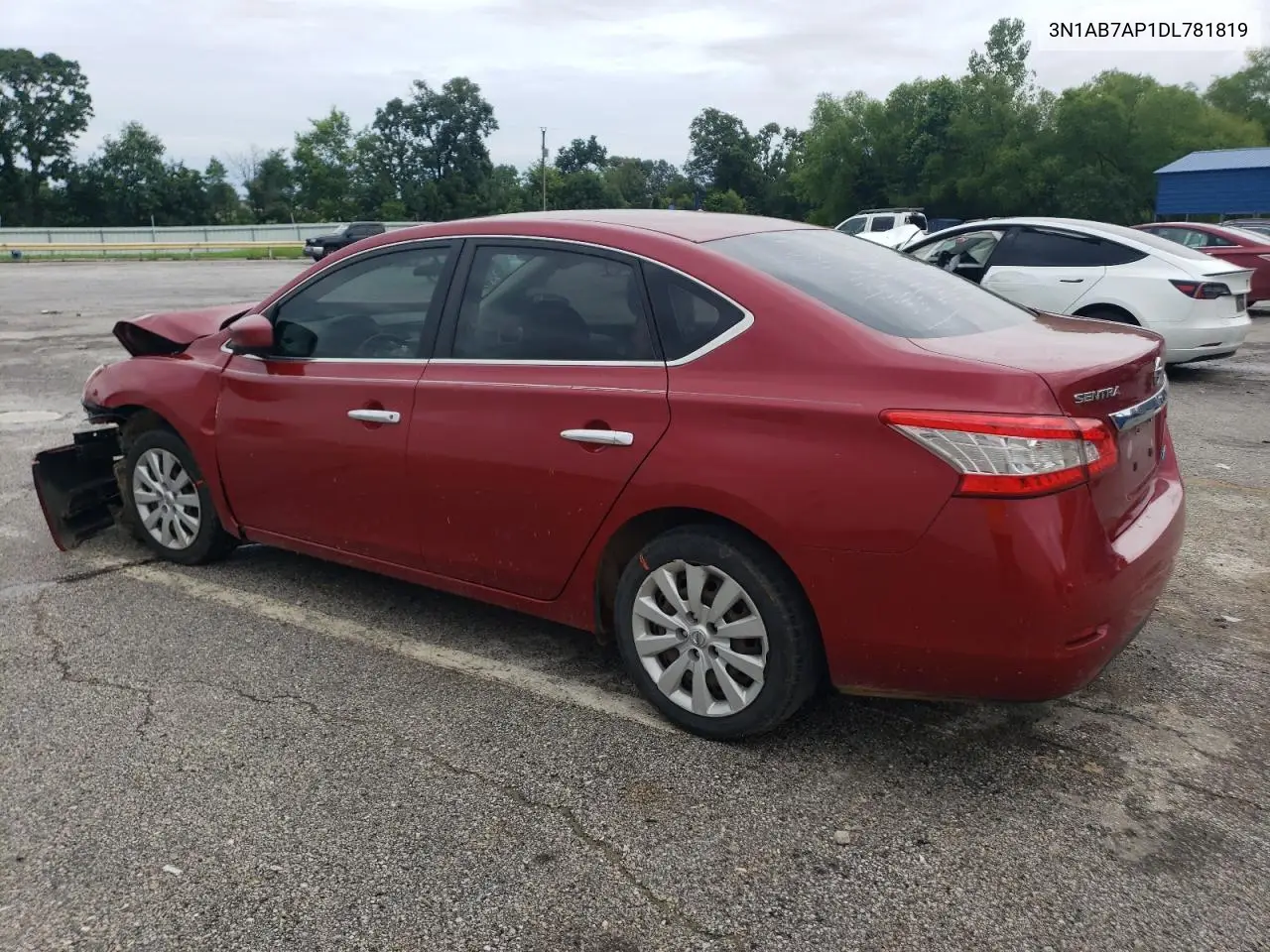 2013 Nissan Sentra S VIN: 3N1AB7AP1DL781819 Lot: 62730955