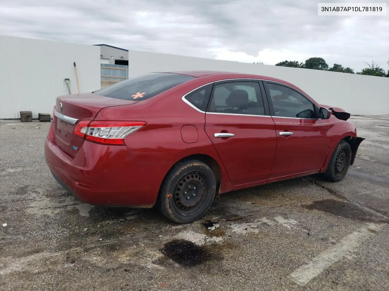 2013 Nissan Sentra S VIN: 3N1AB7AP1DL781819 Lot: 62730955
