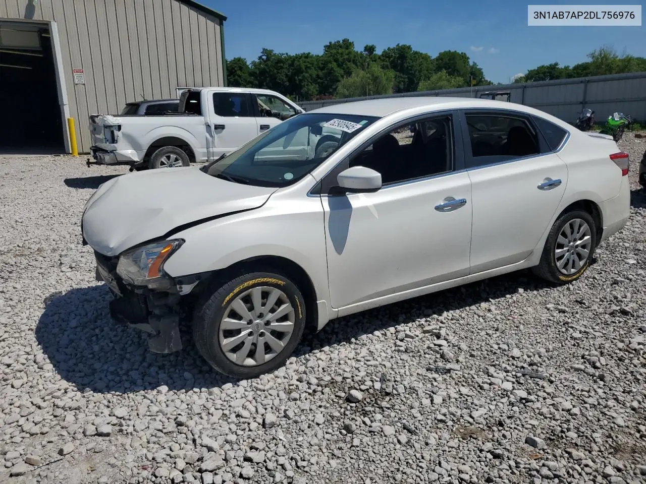 2013 Nissan Sentra S VIN: 3N1AB7AP2DL756976 Lot: 62908945